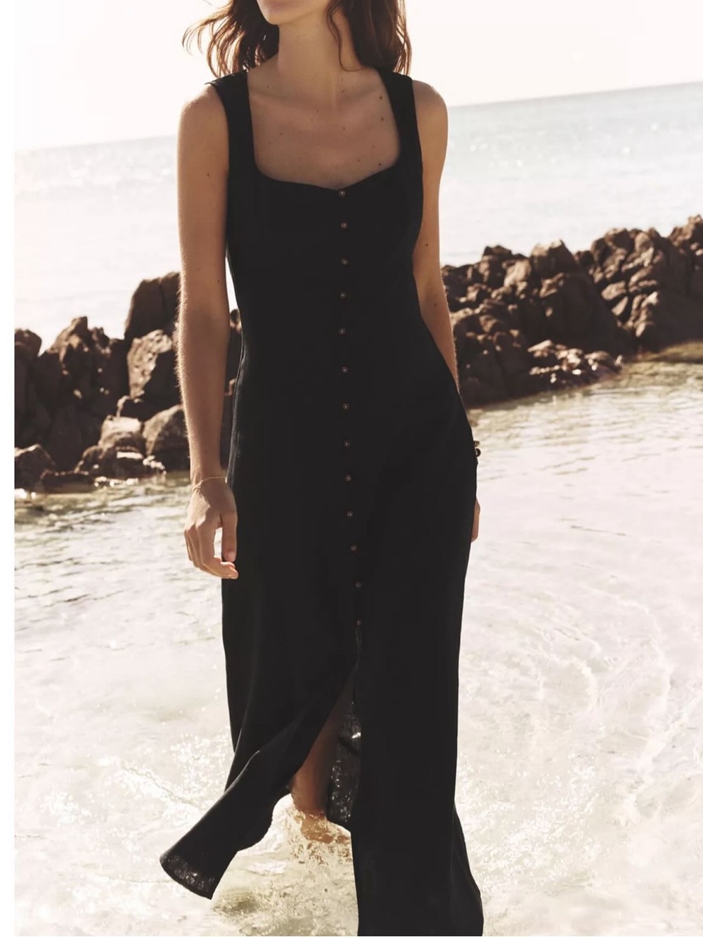 NWT ZARA LINEN DRESS STUNNING